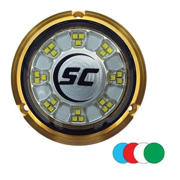 Shadow-Caster 24 Leds Bronze Underwater Marine Light - Color Changing SHDSCR-24-CC-BZ-10 - main